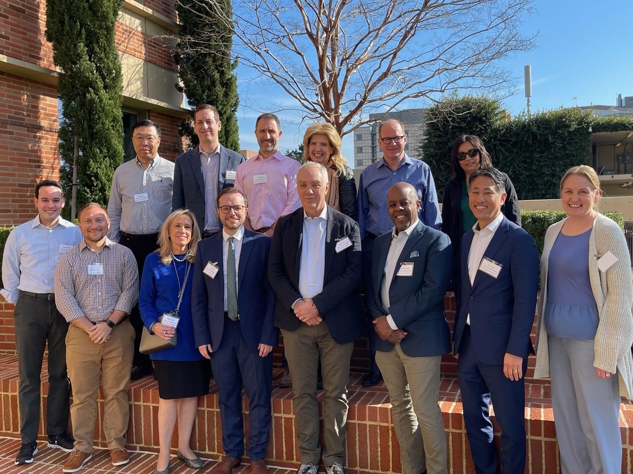 A group of researchers standing in group for a group photo